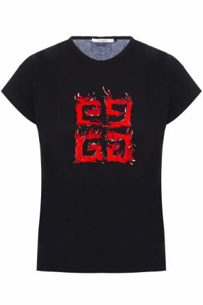 T-shirt z przetarciami, zdjęcie 1 T-shirt z przetarciami od Givenchy
